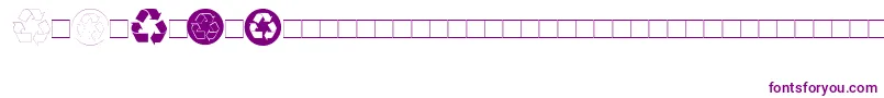 Recycle Font – Purple Fonts