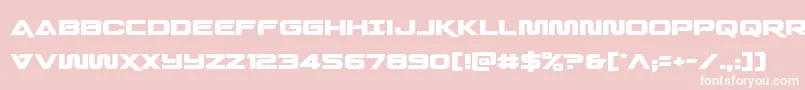 Quarkstorm Font – White Fonts on Pink Background