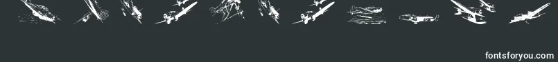 Wariiwarplanes Font – White Fonts