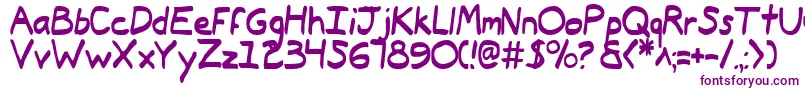 Шрифт Typee2 – фиолетовые шрифты