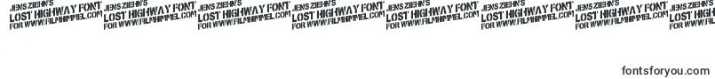 Czcionka LostHighway – czcionki dla cyfr i liczb