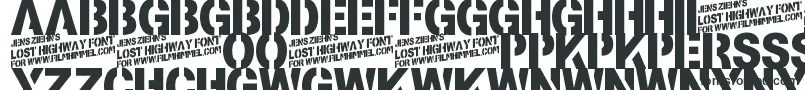 Подробнее о шрифте LostHighway Шрифт LostHighway – игбо шрифты
