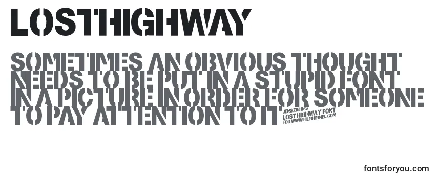 LostHighway Font