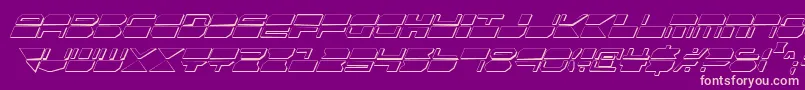 Qmarkcsi Font – Pink Fonts on Purple Background
