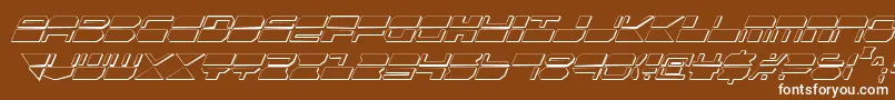 Qmarkcsi Font – White Fonts on Brown Background