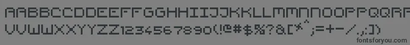fuente PixelCountdown – Fuentes Negras Sobre Fondo Gris