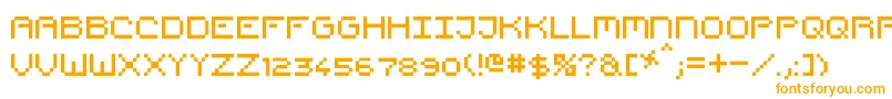 PixelCountdown Font – Orange Fonts