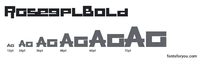 RasegplBold Font Sizes