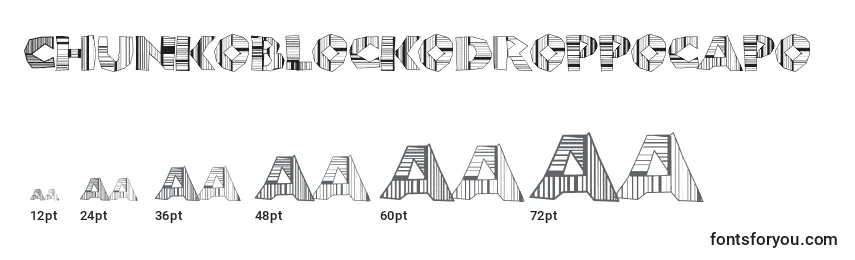 Chunkoblockodroppocapo Font Sizes