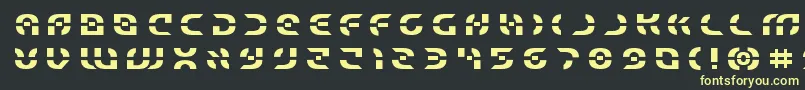 Starfightertitle Font – Yellow Fonts on Black Background