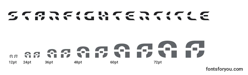 Starfightertitle Font Sizes