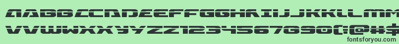 Iapetuslaser Font – Black Fonts on Green Background