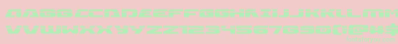 Iapetuslaser Font – Green Fonts on Pink Background