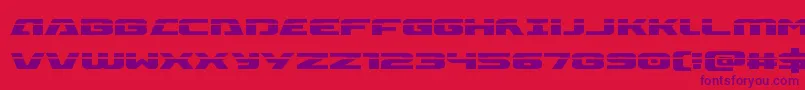 Iapetuslaser Font – Purple Fonts on Red Background