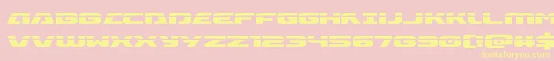 Iapetuslaser Font – Yellow Fonts on Pink Background