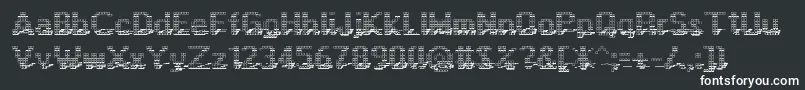 Шрифт Display3Dotf – белые шрифты