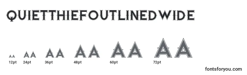 Quietthiefoutlinedwide (57426) Font Sizes