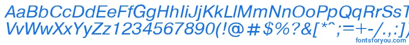 Pragmat3 Font – Blue Fonts on White Background