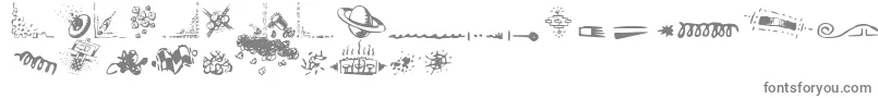 DoodleArt-fontti – harmaat fontit