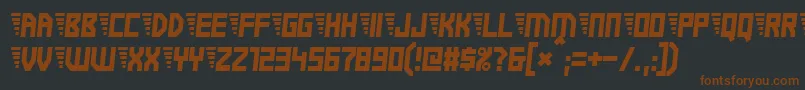 Electricboots-fontti – ruskeat fontit mustalla taustalla