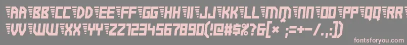Electricboots Font – Pink Fonts on Gray Background