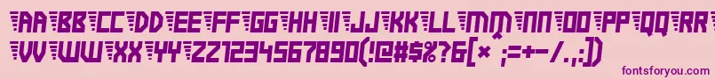 More about Electricboots Font Electricboots Font – Purple Fonts on Pink Background