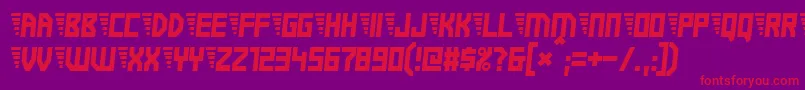 More about Electricboots Font Electricboots Font – Red Fonts on Purple Background