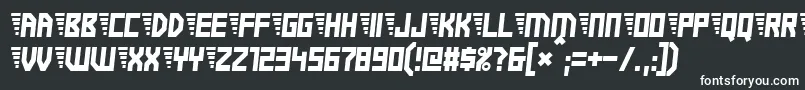Electricboots Font – White Fonts on Black Background