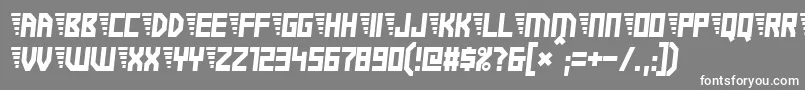 Electricboots Font – White Fonts on Gray Background