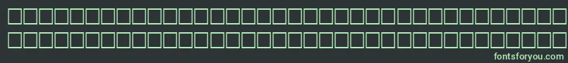 fuente JernaitalRegular – Fuentes Verdes Sobre Fondo Negro