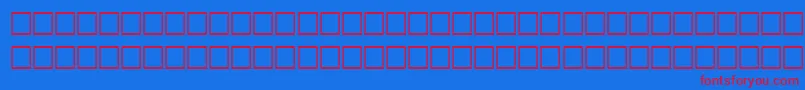 fuente JernaitalRegular – Fuentes Rojas Sobre Fondo Azul