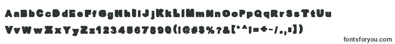 OverprintBlack Font – Fonts for KOMPAS-3D