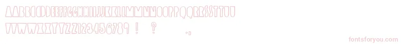 UpWithTheBirds Font – Pink Fonts on White Background