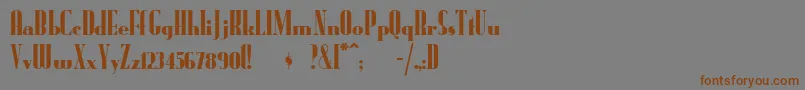 More about Radioranch Font Radioranch Font – Brown Fonts on Gray Background