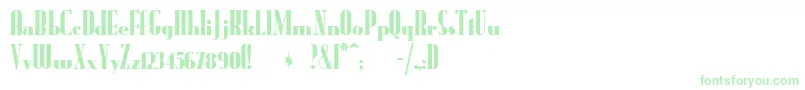 Radioranch-Schriftart – Grüne Schriften