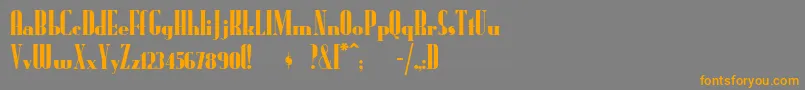 En savoir plus sur la police Radioranch Police Radioranch – polices orange sur fond gris