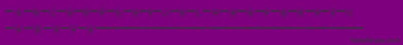 Ftactprogdemo Font – Black Fonts on Purple Background