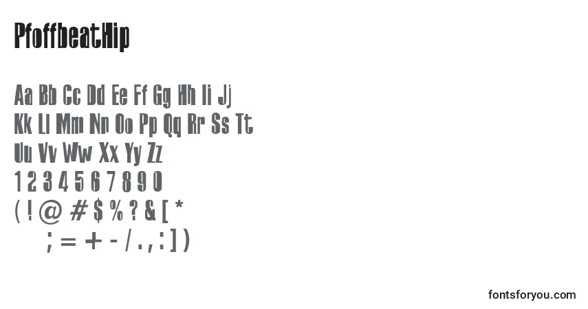 PfoffbeatHipフォント–アルファベット、数字、特殊文字