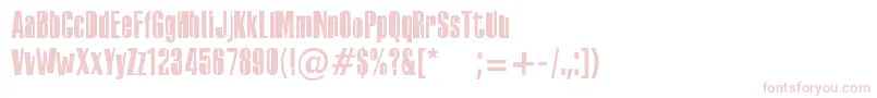 PfoffbeatHip Font – Pink Fonts on White Background