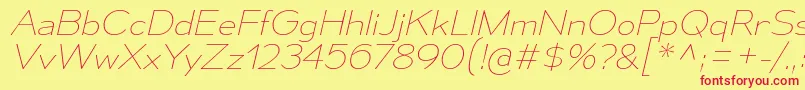 MesmerizeSeUlIt Font – Red Fonts on Yellow Background