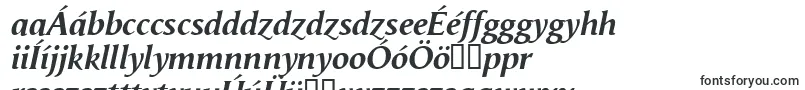 Czcionka VegaAntikvaBolditalic – węgierskie czcionki