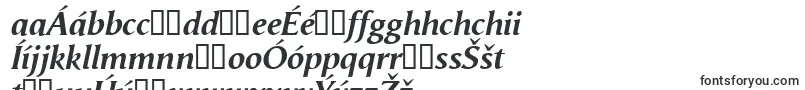 VegaAntikvaBolditalic-fontti – tshekin fontit