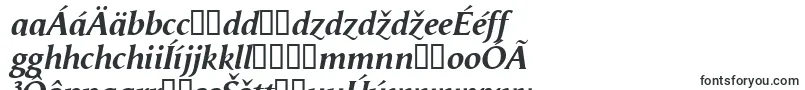 VegaAntikvaBolditalic-fontti – slovakian fontit