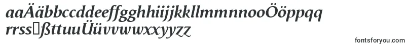 Czcionka VegaAntikvaBolditalic – niemieckie czcionki