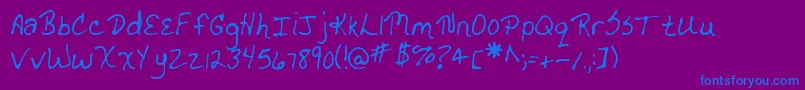 More about MtfDrgnldy Font MtfDrgnldy Font – Blue Fonts on Purple Background