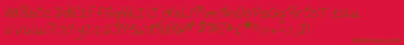 Подробнее о шрифте MtfDrgnldy Шрифт MtfDrgnldy – коричневые шрифты на красном фоне