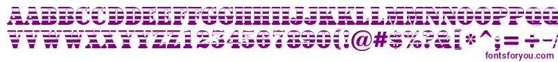 ASignboardtitulgrd Font – Purple Fonts on White Background