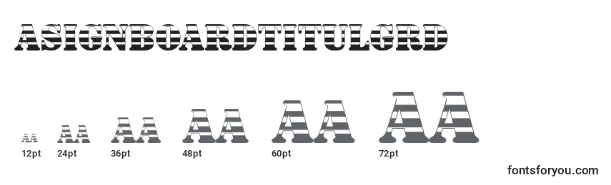 ASignboardtitulgrd Font Sizes