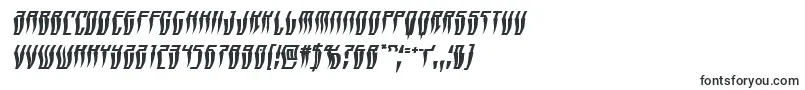 Swordtoothwarpital-fontti – vääristyneet fontit