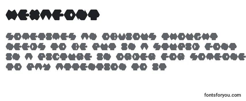 Шрифт Hexafont (57464)